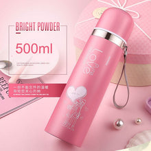 Load image into Gallery viewer, 500 Ml Bullet Thermos Bottle Cute Bear