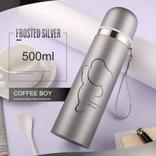 Load image into Gallery viewer, 500 Ml Bullet Thermos Bottle Cute Bear
